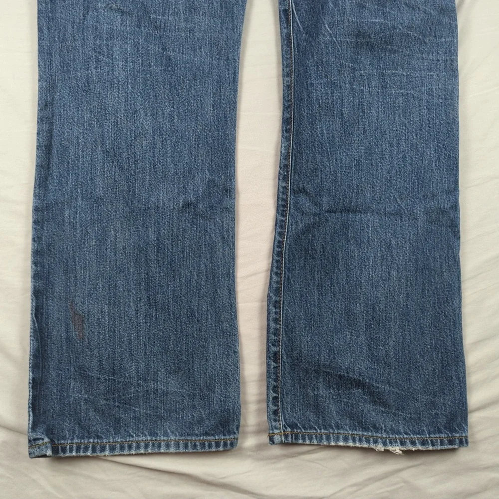 Gap Jeans‎ Mens 35x32 Blue 1969 Standard Distressed Casual Preppy Faded